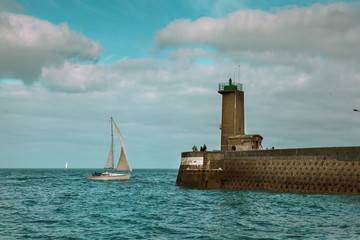 Lighthouse at Fecamp Normandy
