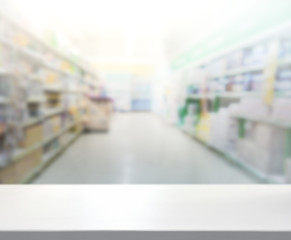 Abstract Blur Shopping Market of Background