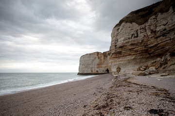 Fototapeta na wymiar Normandy Cliff Coast