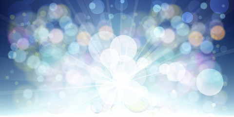 Background with blurry lights