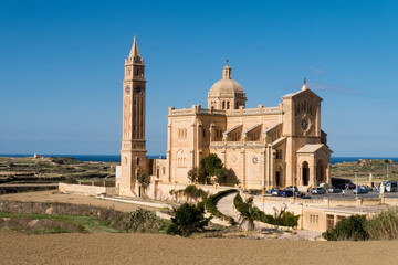 Obraz premium Basilika ta’ Pinu/ TA'PINU Sanctuary auf Gozo - Malta
