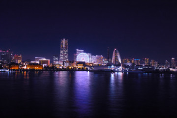 Naklejka na ściany i meble 横浜の夜景 
