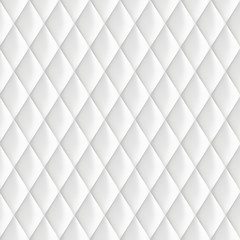Abstract background texture of an old natural luxury, modern style leather with rhombus. Classic white of retro wall, door, sofa or studio interior
