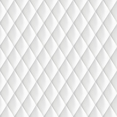 Abstract background texture of an old natural luxury, modern style leather with rhombus. Classic white of retro wall, door, sofa or studio interior
