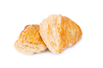 various bakery on white backgound