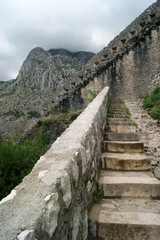 Fototapeta na wymiar Stairs to the fortress