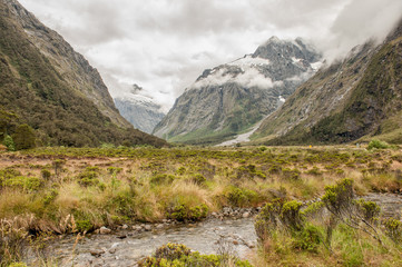 Fototapeta na wymiar Fiordland National Park, South Island, New Zealand