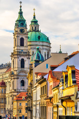 Fototapeta na wymiar Prague, St. Nicholas Cathedral