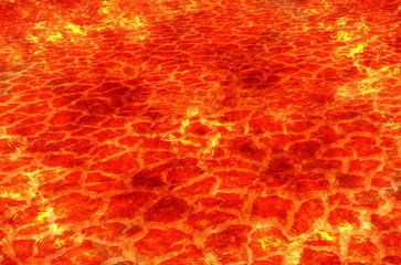 hot lava illustration background