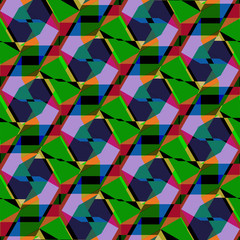 Seamless vector pentagon background