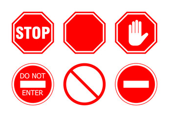 stop sign set