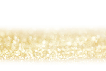Glitters on white background