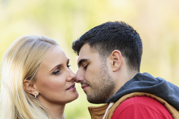 Happy Smiling Couple in love