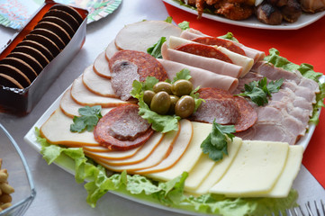 banquet, catering food