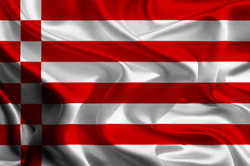 Fototapeta premium Flags of German States: Bremen 