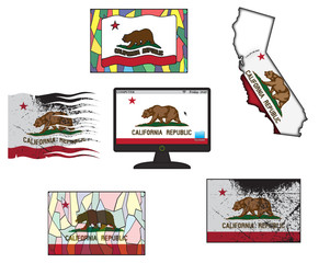 California Flag Variations