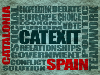 Catalonia exit from Spain. Catexit