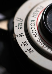 Vintage camera lens
