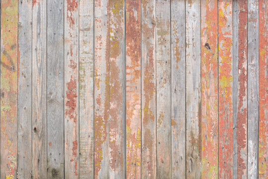 old red wooden fence 1-271115 © stockshishkin