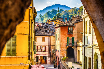 alley of Italian  hill village