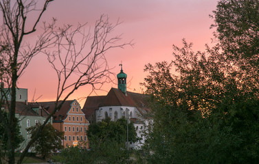 Sonnenuntergang Regensburg