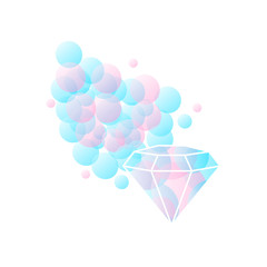 Abstract diamond shaped