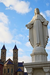 Fototapeta na wymiar Jesusfigur, Sint Odiliënberg in den Niederlanden bei Roermond