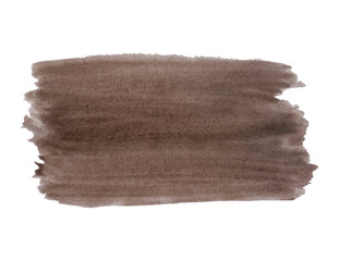 A fragment of the brown background painted with gouache