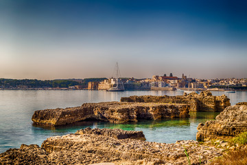 Bay on the Adriatic sea