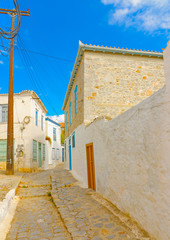 At Hydra island in Greece