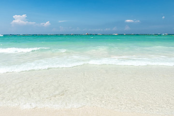 Bight and clear wonderful beach at Similan Island,Thailand