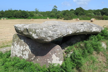 Dolmen auf der &Icirc;le Grande, Bretagne