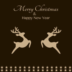 Merry Christmas - Rentiere