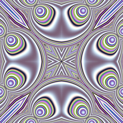Pattern from a fractal