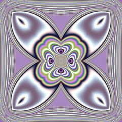 Pattern from a fractal