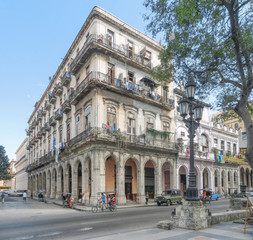 Obraz premium street scenery in Havana
