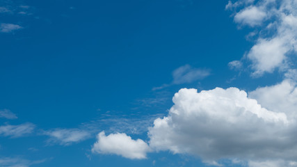 clouds and blue sky weather background