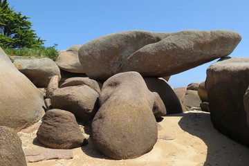 &Icirc;le Renote, Rosa Granit K&uuml;ste, Bretagne