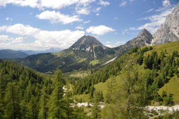 Obraz premium Dachsteinmassiv, Steiermark, Österreich