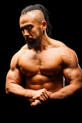 Fototapeta premium Muscular Young Man