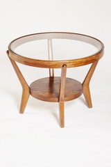 Old retro fashion vintage design coffee table