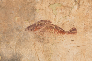 Drawings in Terrace Houses, Ephesus Ancient City