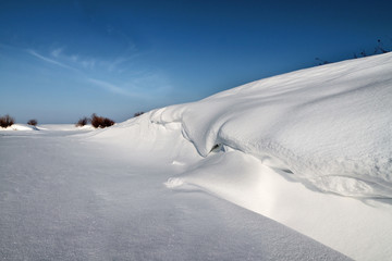 Fototapeta na wymiar Snow slope