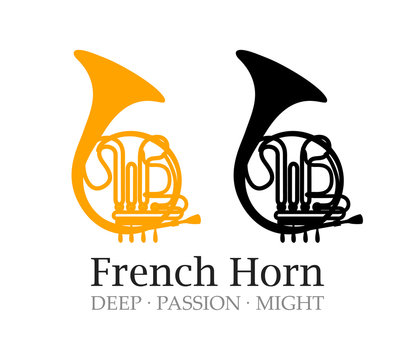 French Horn Silhouette