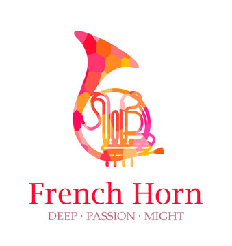 French Horn Silhouette
