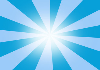 blue sky abstract starburst background
