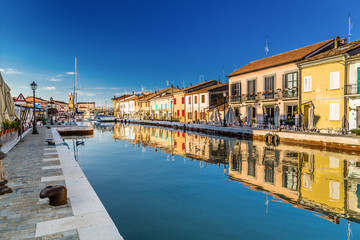boats on Italian Canal Port