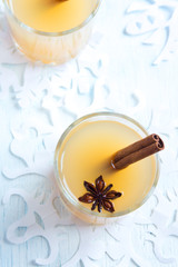 Apple cider rum punch
