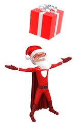 superhero a little santa