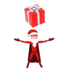 superhero a little santa